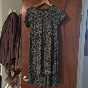 LuLaRoe Carly t-shirt dress - black/grey